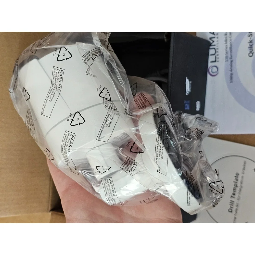 Luma 110 Series Outdoor Bullet Surveillance Camera White LUM-110-BUL-A-WH‎ NW